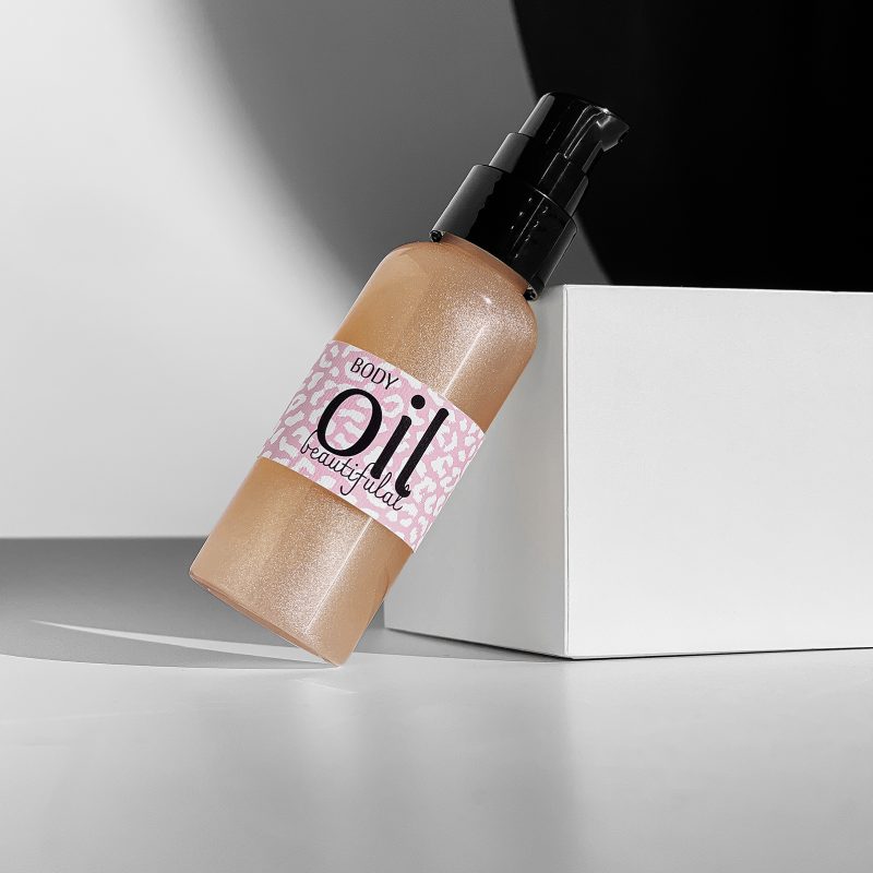 Масло для тела "Beautyfulal" с эффектом атласного блеска